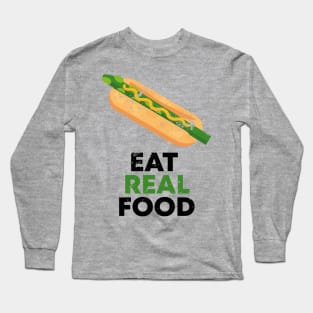 EAT REAL FOOD Long Sleeve T-Shirt